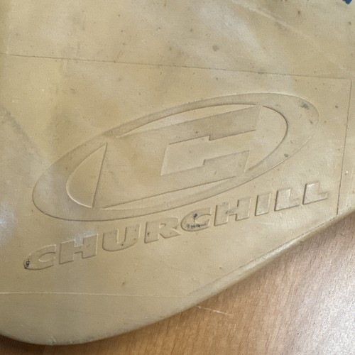 CHURCHILL Slashers ORIGINAL SWIM Boogie Board Fins (X-LARGE )Yellow Blue - Picture 2 of 11