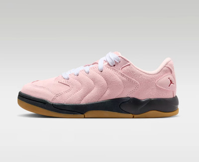 Air Jordan US 8.5 Men's Pink Black Gum Suede Skate Nike Session IB3731 600 New