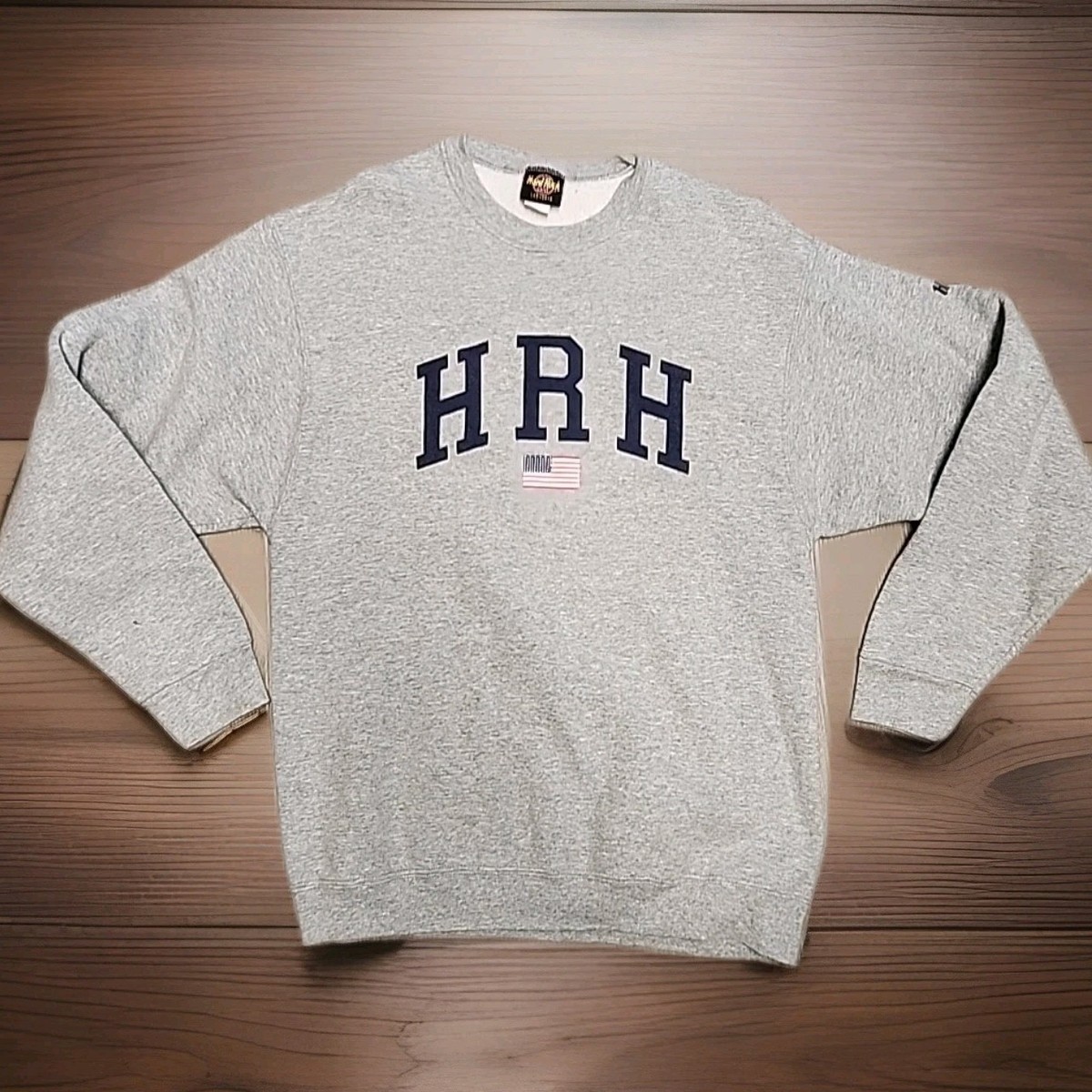 Hard Rock Hotel Las Vegas Logo Gray Long Sleeve Sweatshirt Mens 