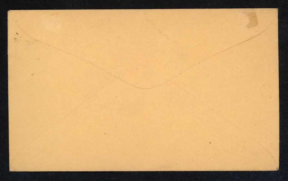 SCOTT U114a 1874 1 CENT FRANKLIN COVER BLUE ON AMBER USED ENTIRE VF CAT $20! - Image 2 of 2