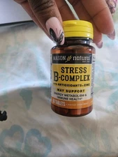 Mason Natural Stress B-Complex with Antioxidants + Zinc  60 TABLET 