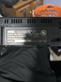 Sega Saturn MK-80000 Console Plus Controller For Parts or Repair Disc Not Read