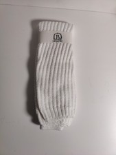 b studio -women's leg warmer - white- Cotton Blend - Made in USA I1