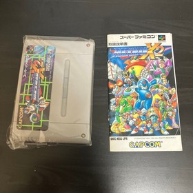 Capcom Rockman 2 Famicom Manual Video Game with Box & Instructions Japan