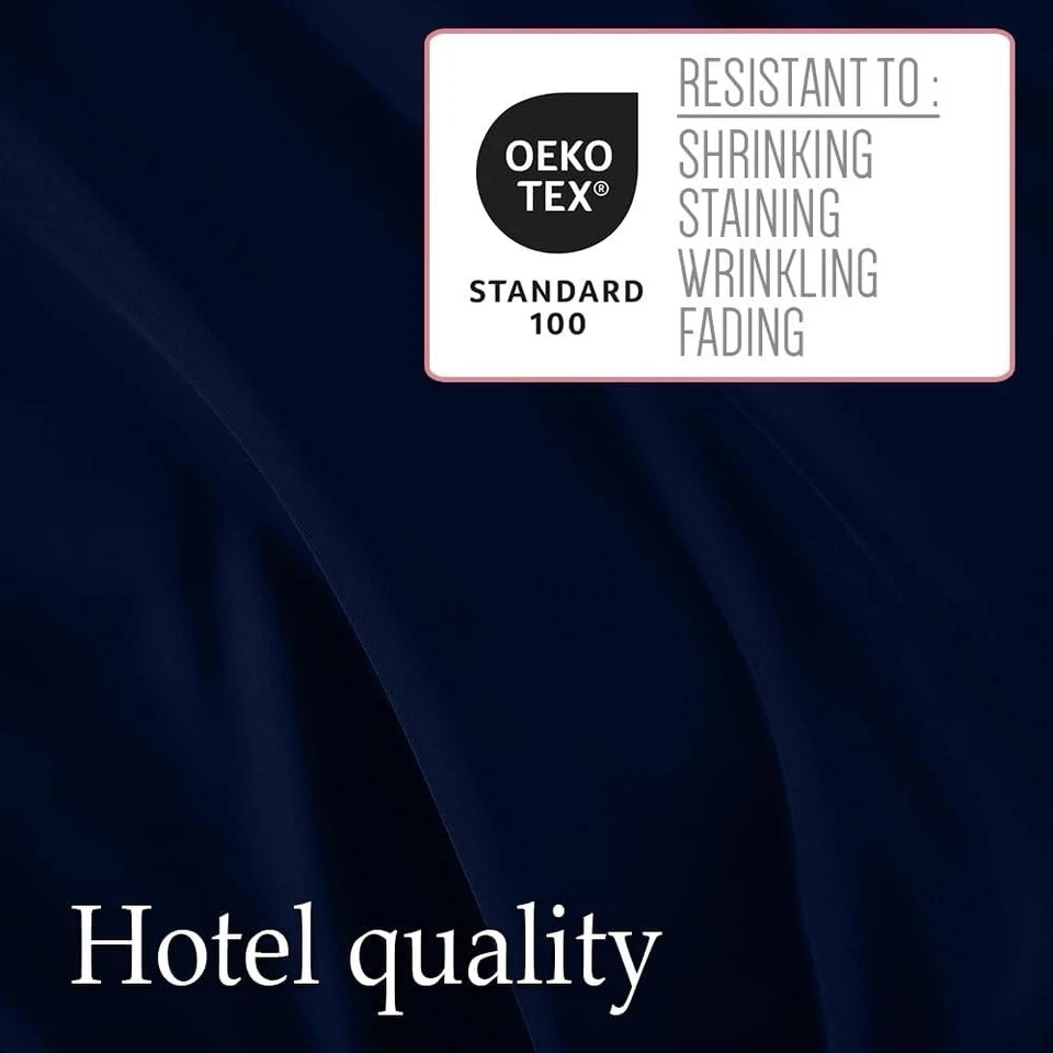 King Bed Sheet Set, Soft Microfiber Hotel Luxury