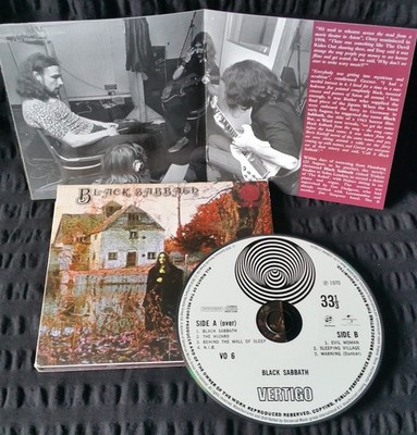 BLACK SABBATH - Same/Self titled/s/t 1970. German Digipak-Issue. TRACKED SHIPP.