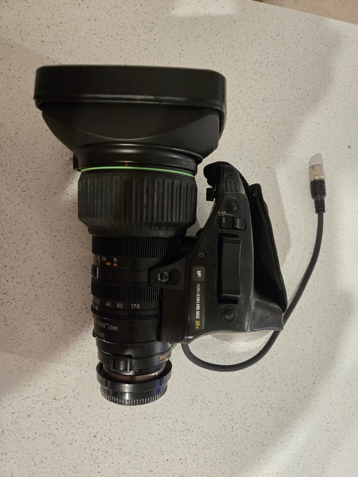 Canon YJ20x8.5B4 KRS SX12 2/3" B4-Mount 20x Zoom Broadcast Lens - Image 2 of 4