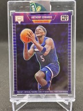 2024 Leaf National Convention - Pro Set Anthony Edwards Purple Prismatic 1/4