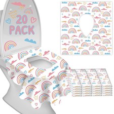 Disposable Toilet Seat Covers for Kids  Adults,Protect from Public Toilets W...