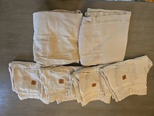 Carhartt Carpenter Canvas Loose Fit (6)  42x32 Work Pants Pre Owned Read DES