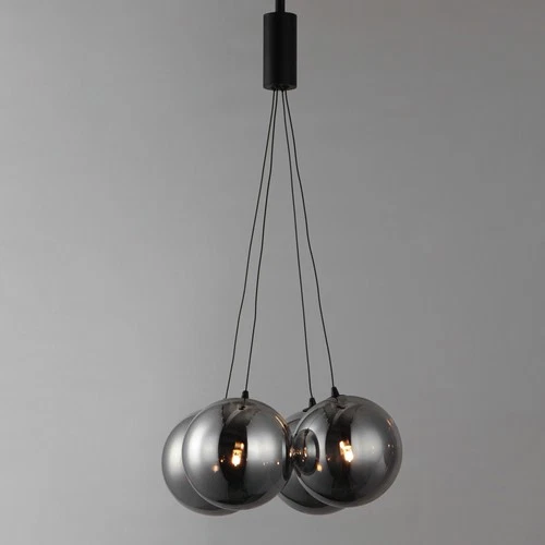 ET2 E25084-142 Burst 4 Light 17"W LED Pendant - Black - Picture 4 of 6