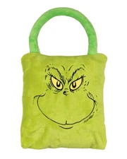 How the Grinch Stole Christmas Holiday Tote Bag Fleece Throw Blanket - 40" x 39"