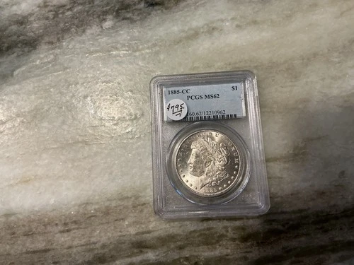 1885-CC Silver Morgan Dollar MS62