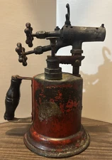 Rare Antique Detroit Torch and Mfg Corp Double Jet Blow torch untested