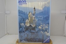 VTG Ravensburger Puzzle 1500 pc 162192 Neuschwanstein Castle in Winter GERMANY
