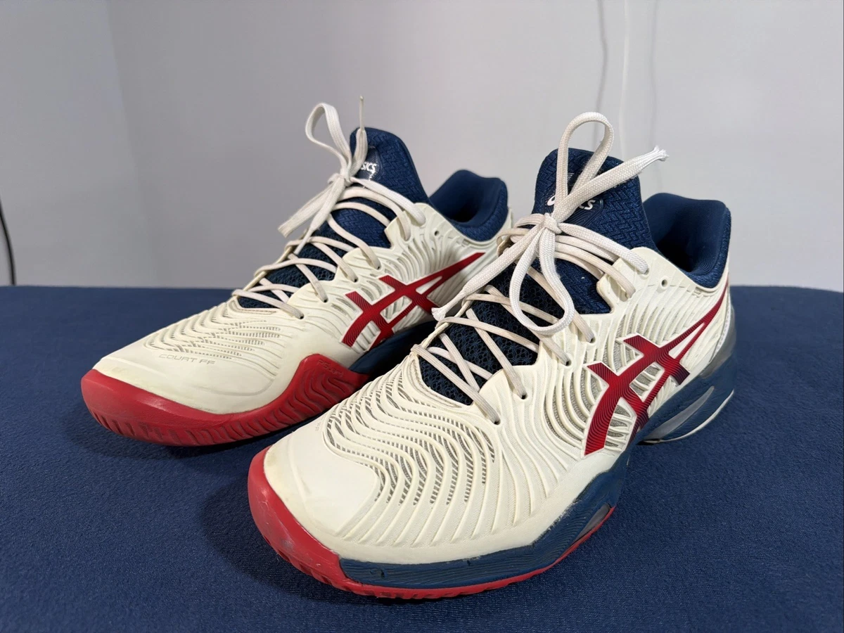 Las mejores ofertas en ASICS Court FF 2 Novak White Mako Blue | eBay