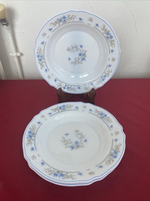 3 Blaue Tassenunterteller Arcopal Romantique 22,5 cm