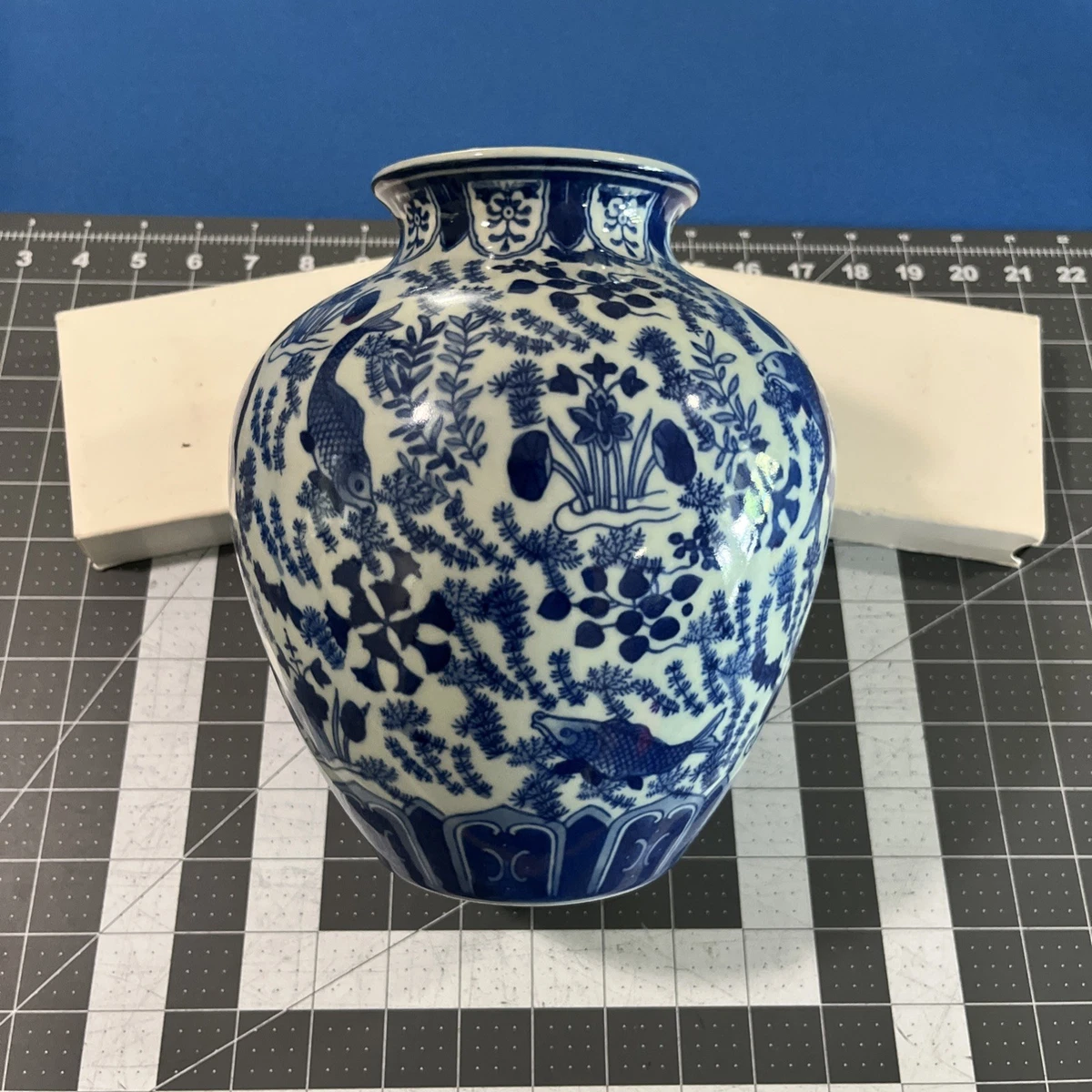 蓝色1900-1940 中国古董花瓶| eBay