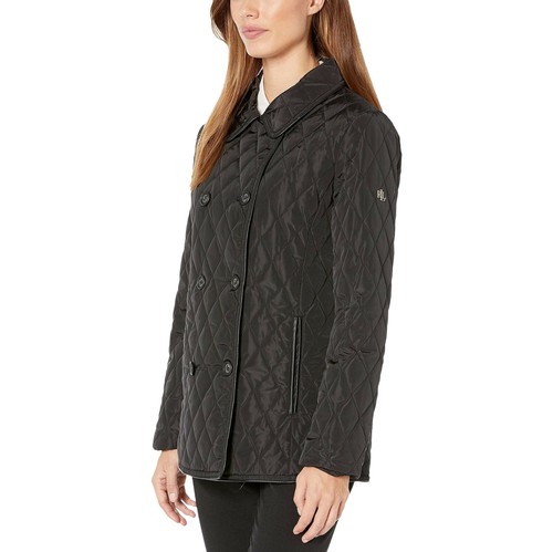 LRL Ralph Lauren Women's Black Double 