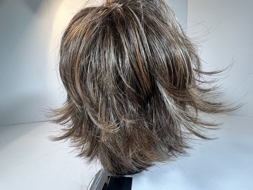 Torino Wig by BelleTress | Heat Friendly Synthetic Color Dark Brown HL - Picture 3 of 13