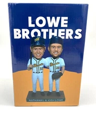 Nathanial And Josh Lowe Brothers Montgomery Biscuits SGA Bobblehead NEW