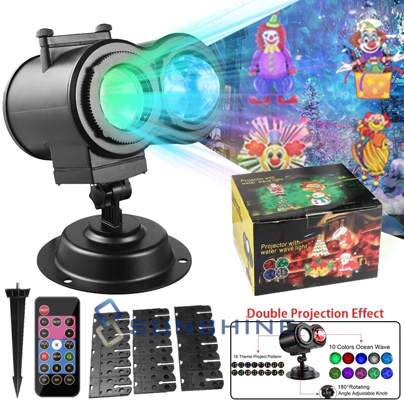 Proyector Luces Navideñas Navidad Decoración De Navidad Para Exterior Casa El Hogar Foto 3 de 4