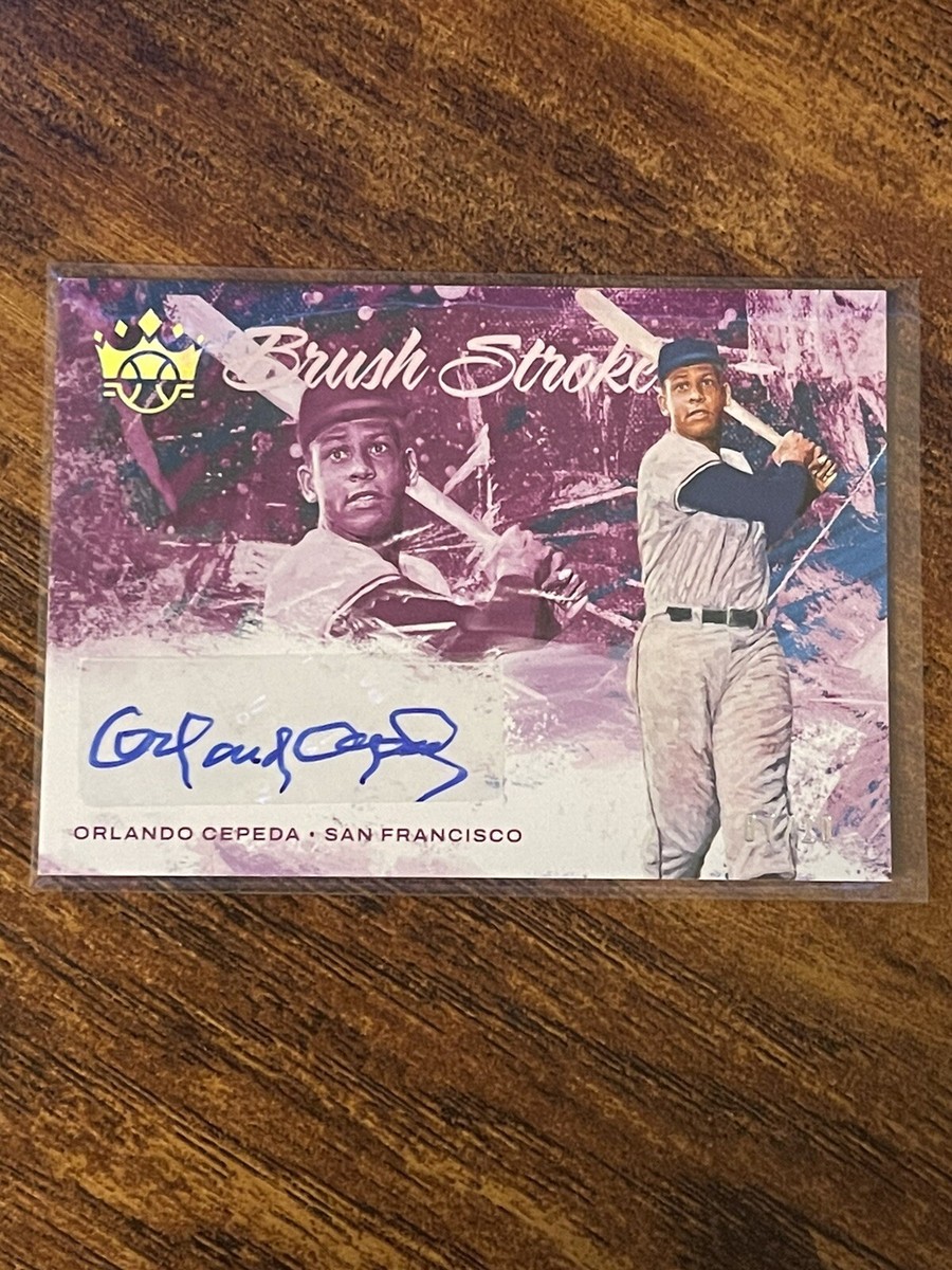 2022 Panini Diamond Kings Orlando Cepeda Auto /20 Giants HOF BS-OC