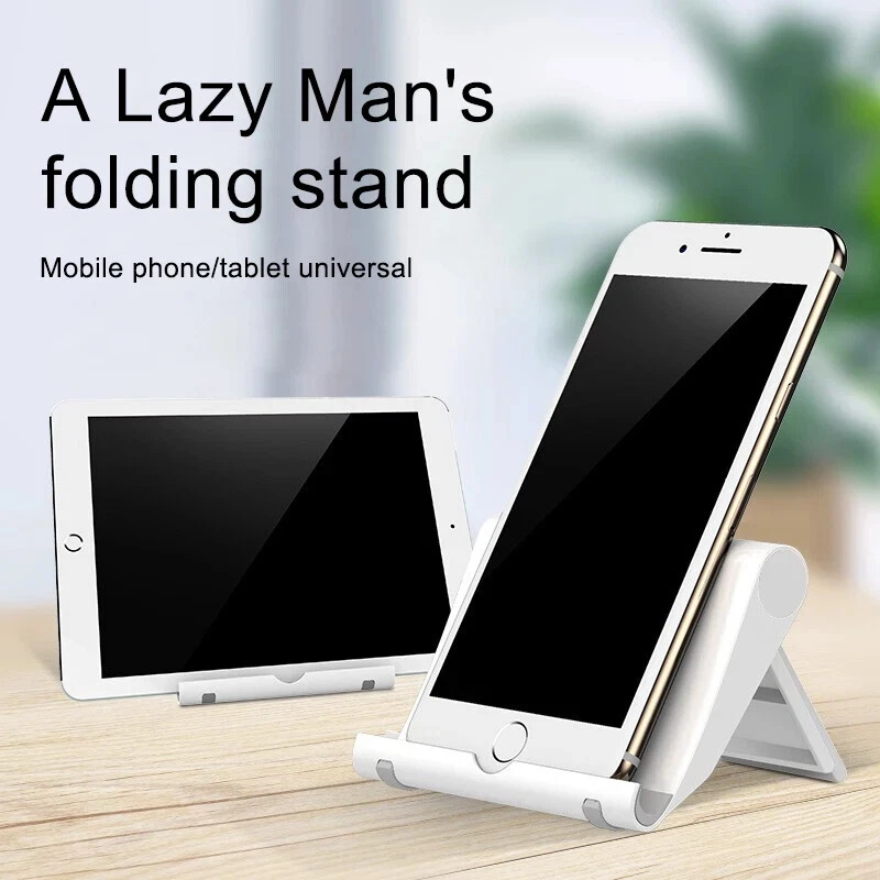 2 Pack Universal Foldable Desk Cell Phone Holder Mount Stand for Samsung iPhone - Image 2 of 4