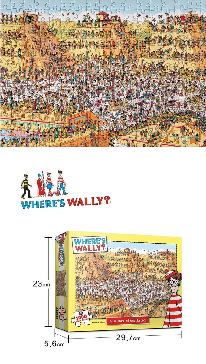 Where's Wally Puzzle Last Day of the Aztecs Jigsaw-1000 | eBay