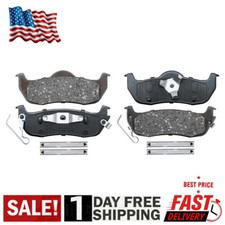 Rear Ceramic Brake Pad Kit For 2004-2011 2012 2013 2014 2015 Nissan Armada Titan
