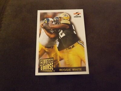 1995 Score Summit Edition Reggie White Ground Zero Collision Course Card