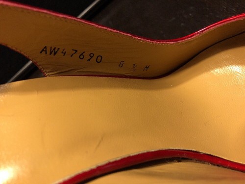 Stuart Weitzman Peep Toe Cork Heels Slingback Sandals Red Patent Leather 8.5 - Picture 7 of 9