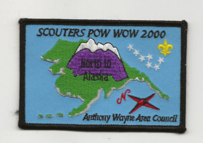 ANTHONY WAYNE AREA COUNCIL /  POW WOW Patch / ALASKA - Cub Boy Scout BSA JE/B13