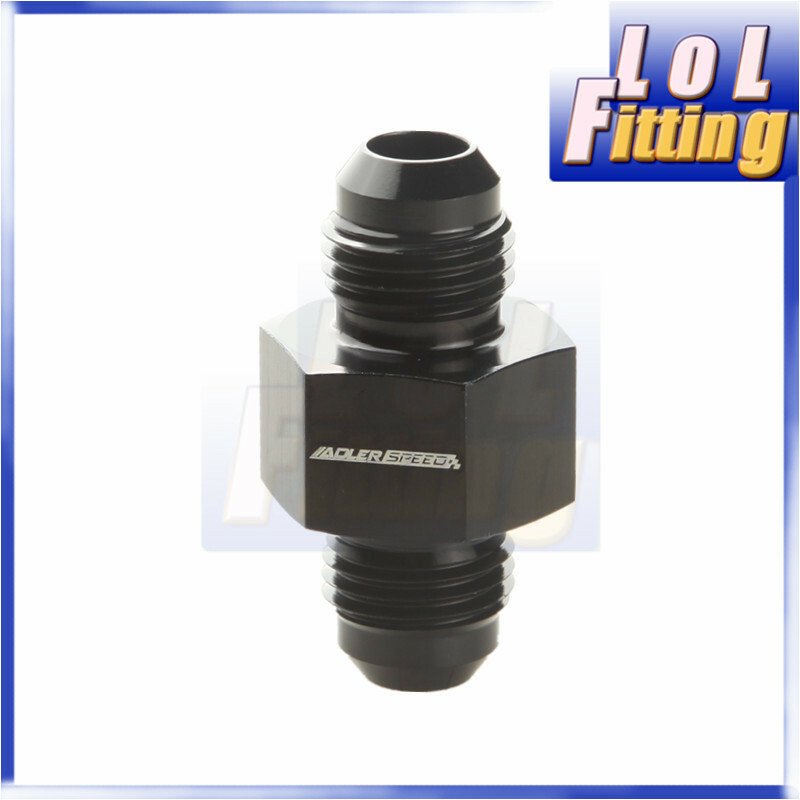 6AN AN6 AN6 Fuel Pressure Gauge Fitting Adapter 1/8" NPT Black eBay