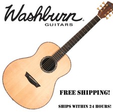**washburn Bts24s-d Bella Tono Acoustic Guitar W/ Free Shipping And Full Setup**