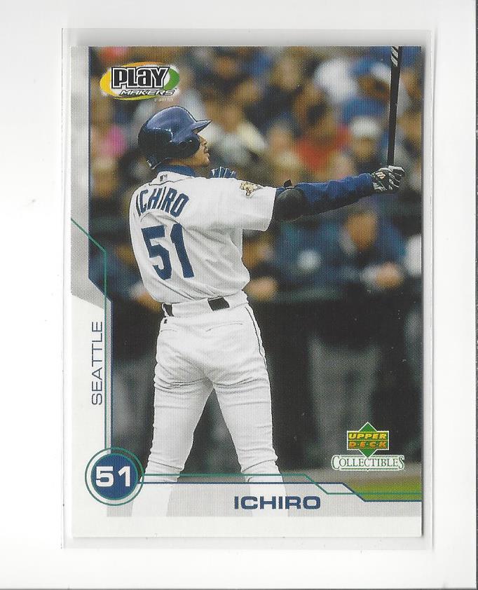 2001 UD Collectibles Playmakers SE #SE1 Ichiro Suzuki RC Rookie 