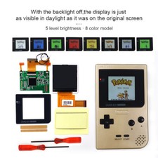 Touch Brightness GBP LCD BackLight Kits 8 Color Mode Nintendo Game Boy Pocket