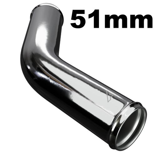 Aluminium Universal Alloy Intercooler Pipe Elbow & Blue Silicone Hose Pipework - Picture 124 of 244