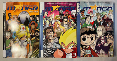 The Rising Stars Of Manga Vol 1, 3, 4 Manga   Comedy Drama Tokyopop English