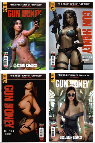 Gun Honey Collision Course # 1D 2A 3C & 4A Complete FULL Set LOT 2024