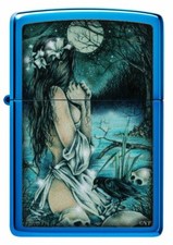 Zippo Windproof Gothic Romantic Lighter by Victoria Frances, 49764, New In Box