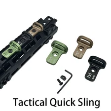 Metal Shoulder Strap Quick Sling CQD Sling Mount Front Sling Mount Adapter MLOK