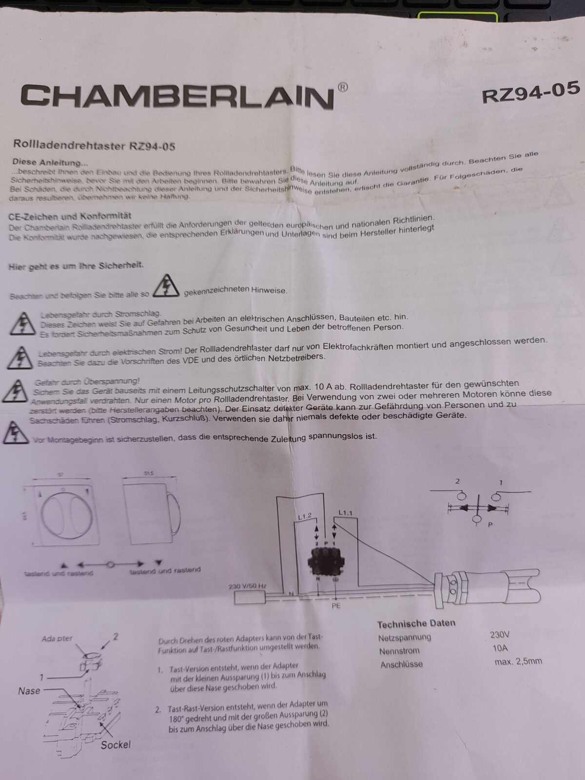 Markise elektrisch, gebraucht, Breite 5 m Tiefe 3,5 m 250€ VB eBay