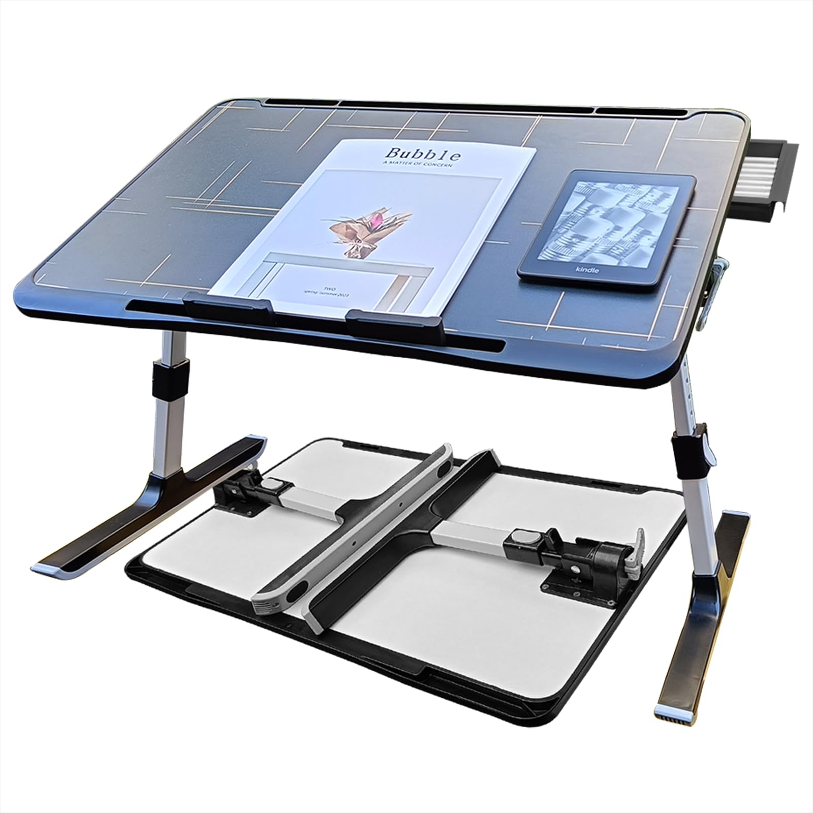 Laptop Desk for Bed, Lap Desk Bed Tray Table, Height & Angle Adjustable Lapto...