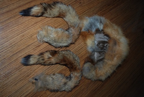 Rotfuchs Pelz Mütze Fuchs Fellmütze Wintermütze abhebbaren Pelzbänder gr. M. - Bild 5 von 8