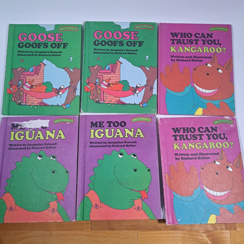 1977 Sweet Pickles Children’s Hardcover Book Lot 20 Unicorn Vtg Used