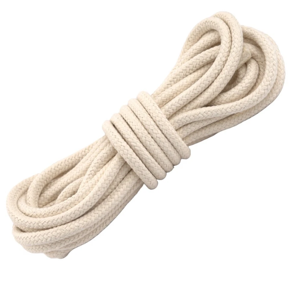 ROPES AND MORE Baumwollseil Seil Ø12mm Naturseil für DIY Bastelseil, Camping, Makramee, Leine