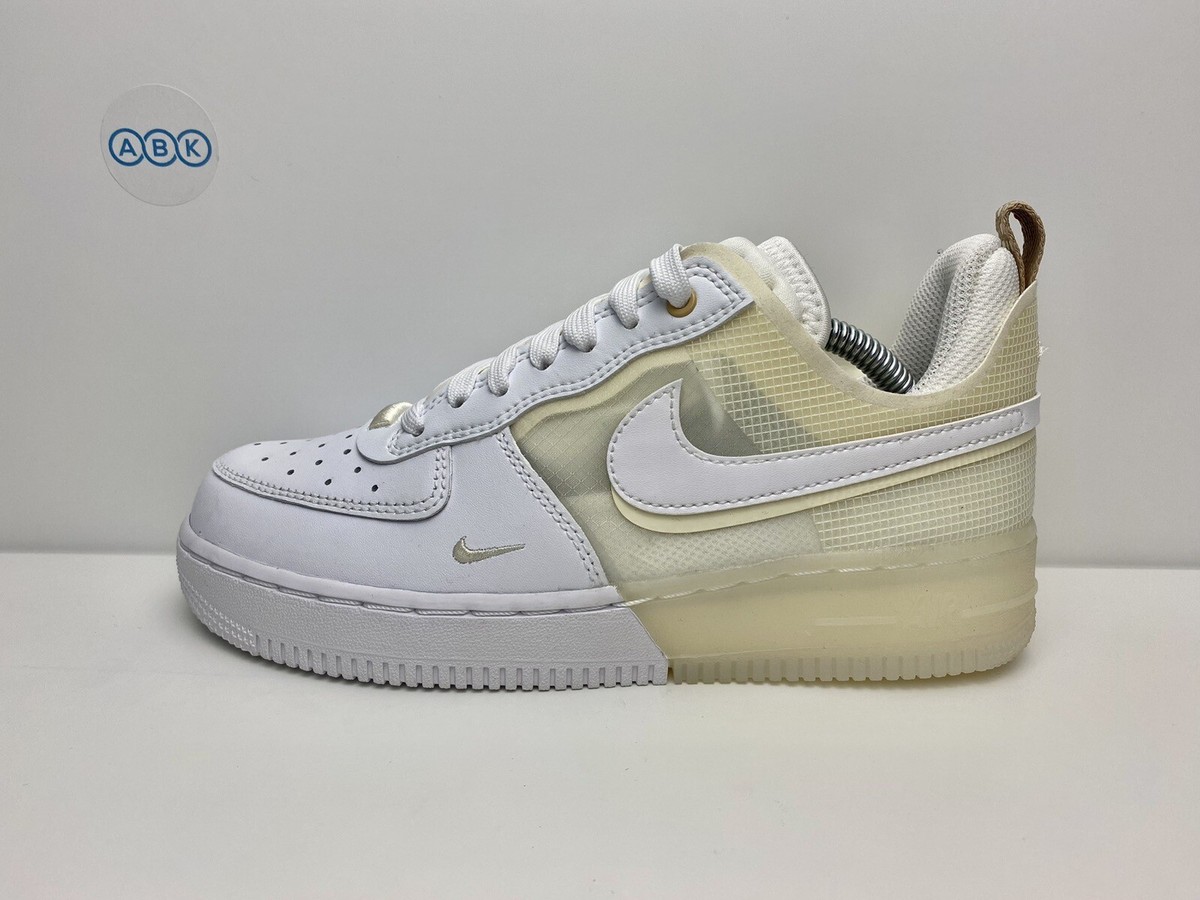 Women's Nike Air Force React Split White Coconut Milk UK Size