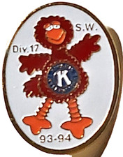 Kiwanis International Southwest Division 17 1993-1994 Big Bird Lapel Pin
