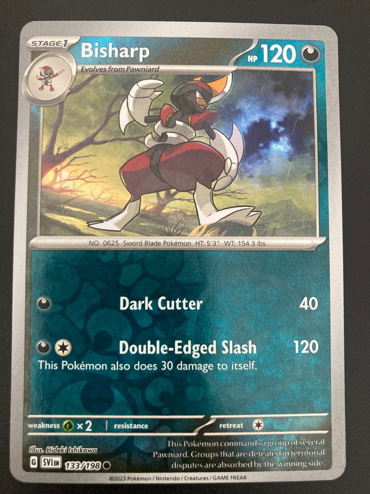Bisharp 133/198 Pokemon Reverse Holo (2 card min buy in store)